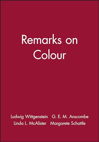 Remarks on Colour von Wiley-Blackwell